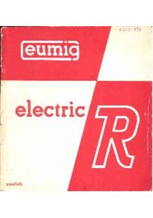 Eumig Electric R manual. Camera Instructions.